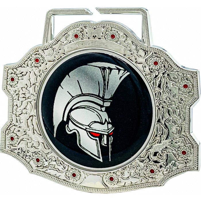 85MM XXL CHAMPIONSHIP BELT MEDAL CUSTOM VINYL DOMED CENTRE (6MM THICK) **STUNNING DESIGN**